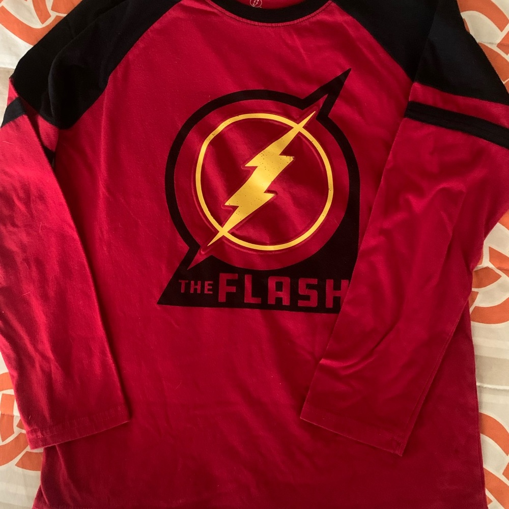 The Flash embossed logo long sleeve t-shirt